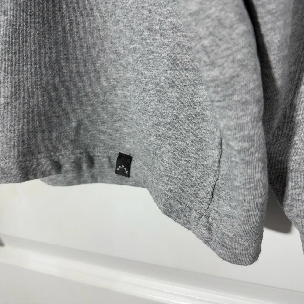 Varley Carbon Revive Cold Shoulder Sweatshirt in Light Heather Grey S Revolve - Picture 8 of 12